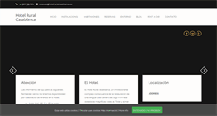 Desktop Screenshot of hotelruralcasablanca.es